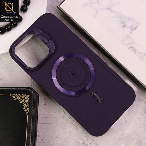 IPhone 13 Pro Max Cover - Purple - New Original MagSafe Magnetic Camera Kickstand Case