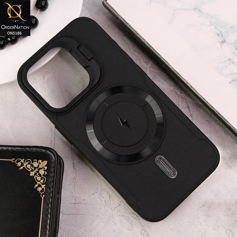 IPhone 14 Pro Cover - Black - New Original MagSafe Magnetic Camera Kickstand Case