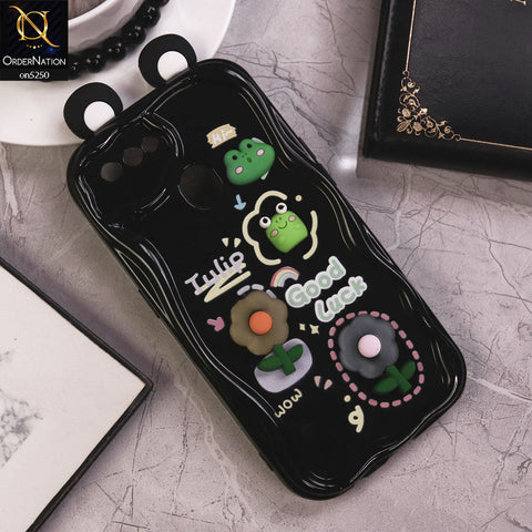 Oppo A5s Cover - Design 2 - Cute 3D Cartoon Soft Silicon Helix Soft Borders Camera Protection Case
