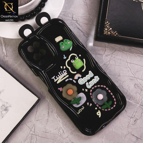 Oppo A54 4G Cover - Design 2 - Cute 3D Cartoon Soft Silicon Helix Soft Borders Camera Protection Case