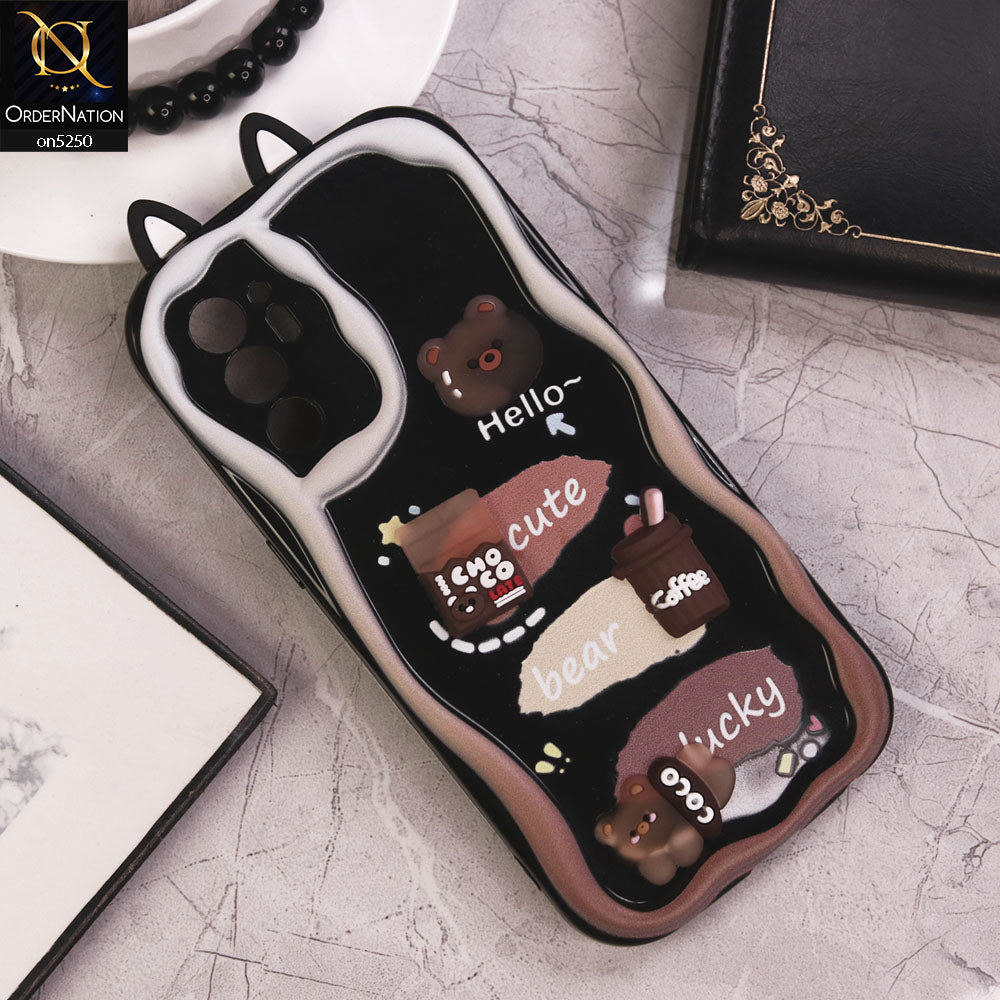Oppo Reno 6 Cover - Design 1 - Cute 3D Cartoon Soft Silicon Helix Soft Borders Camera Protection Case