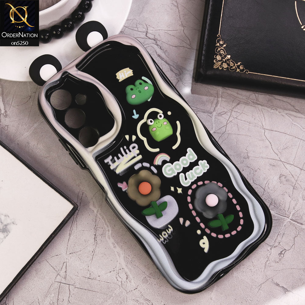 Samsung Galaxy A05s Cover - Design 3 - Cute 3D Cartoon Soft Silicon Helix Soft Borders Camera Protection Case