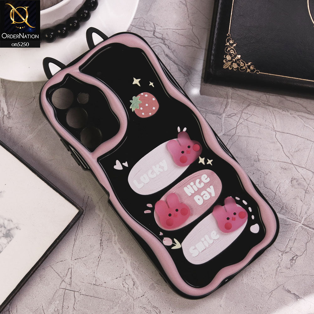 Samsung Galaxy A05s Cover - Design 4 - Cute 3D Cartoon Soft Silicon Helix Soft Borders Camera Protection Case