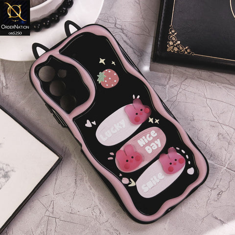 Samsung Galaxy A05s Cover - Design 4 - Cute 3D Cartoon Soft Silicon Helix Soft Borders Camera Protection Case