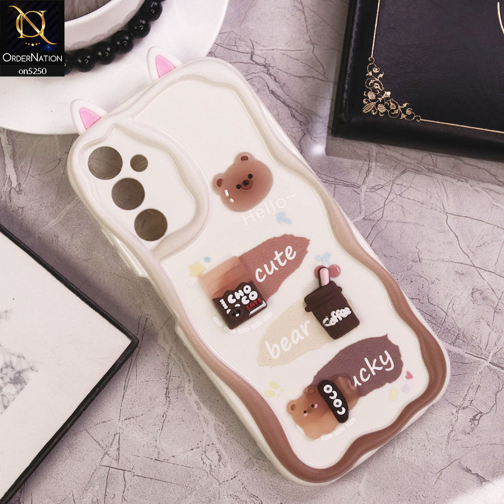 Samsung Galaxy A05s Cover - Design 5 - Cute 3D Cartoon Soft Silicon Helix Soft Borders Camera Protection Case