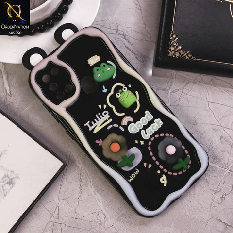 Samsung Galaxy A21s Cover - Design 3 - Cute 3D Cartoon Soft Silicon Helix Soft Borders Camera Protection Case
