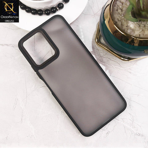 Xiaomi Redmi 12 Cover - Black - New Color Translucent Matte Shockproof Soft Borders Case