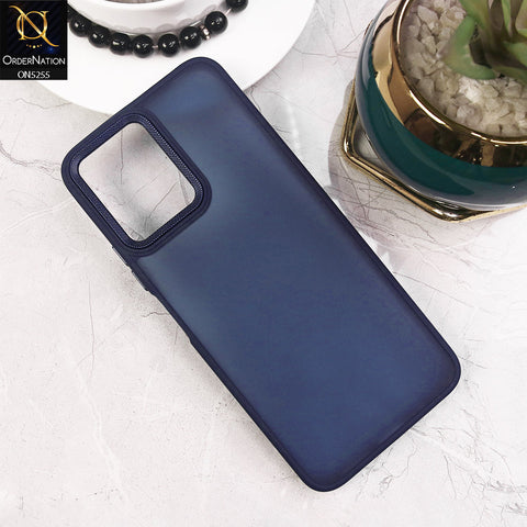 Xiaomi Redmi 12 Cover - Blue - New Color Translucent Matte Shockproof Soft Borders Case