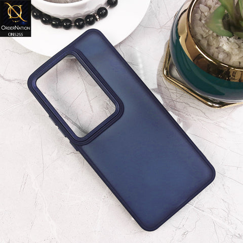 Oppo Reno 11F 5G Cover - Blue - New Color Translucent Matte Shockproof Soft Borders Case