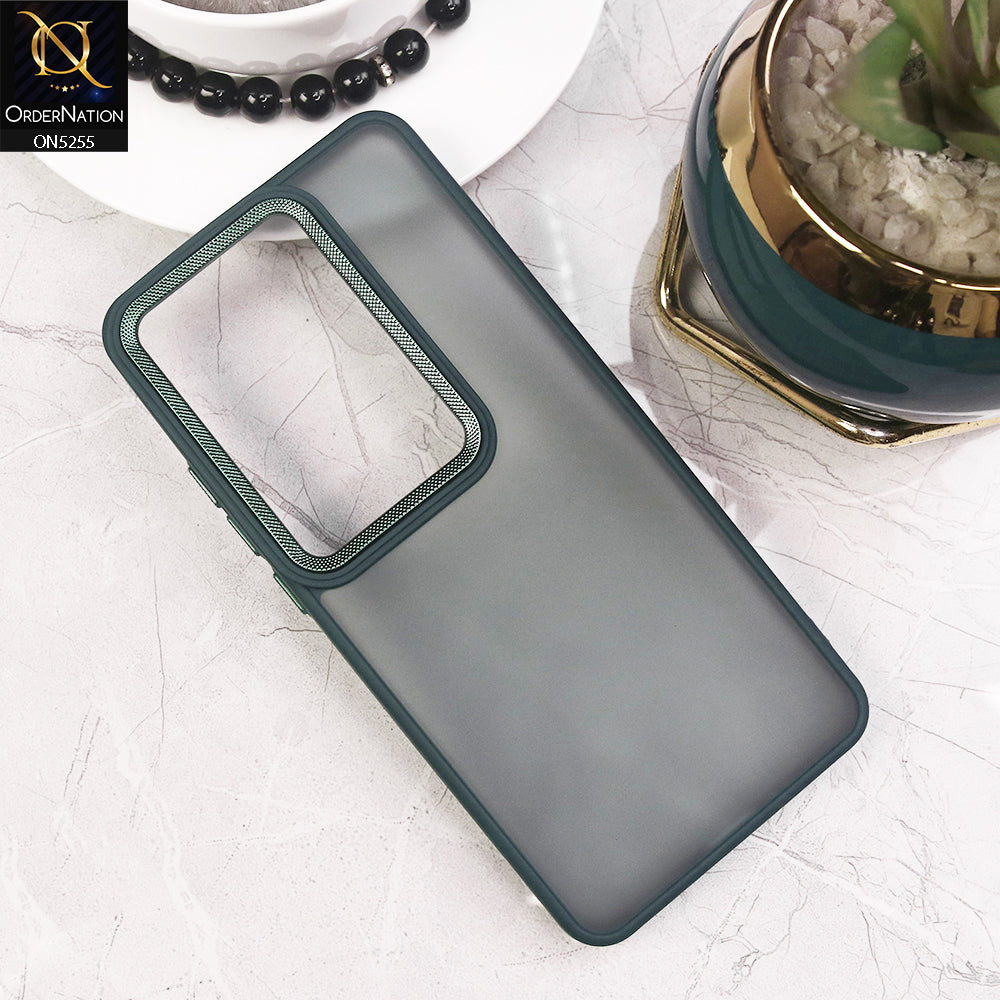 Oppo Reno 11F 5G Cover - Green - New Color Translucent Matte Shockproof Soft Borders Case