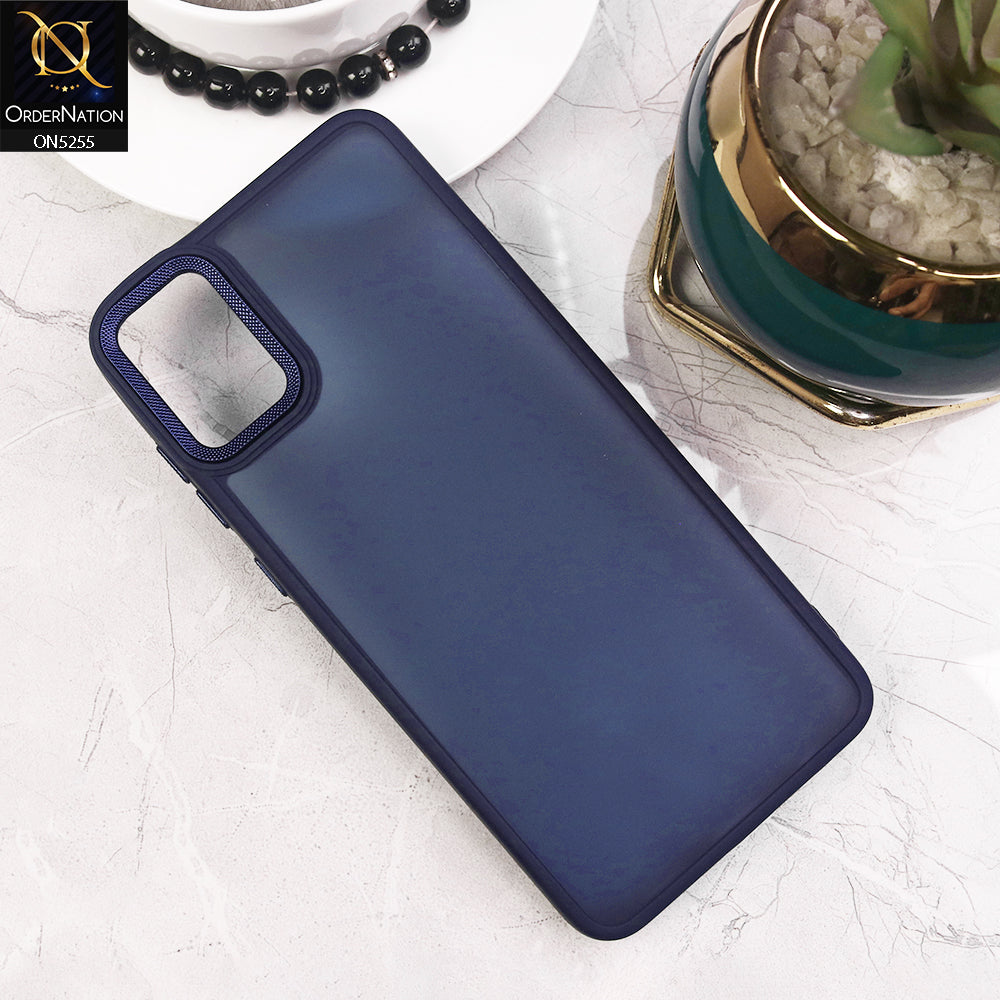 Samsung Galaxy A05 Cover - Blue - New Color Translucent Matte Shockproof Soft Borders Case