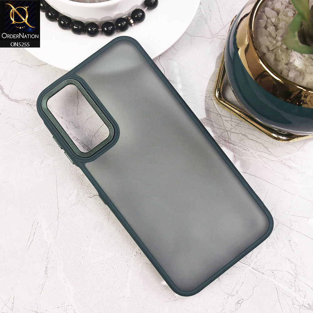 Samsung Galaxy A14 5G Cover - Green - New Color Translucent Matte Shockproof Soft Borders Case