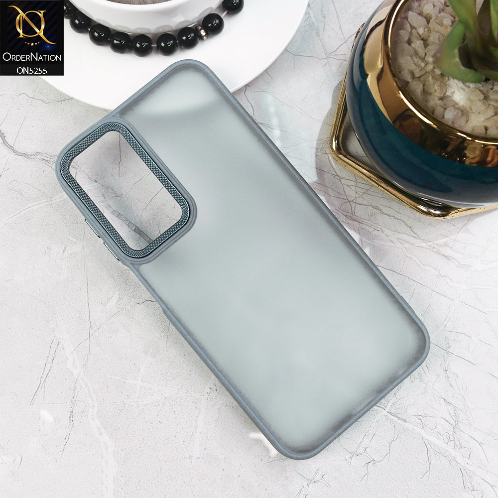 Samsung Galaxy A25 5G Cover - Gray - New Color Translucent Matte Shockproof Soft Borders Case