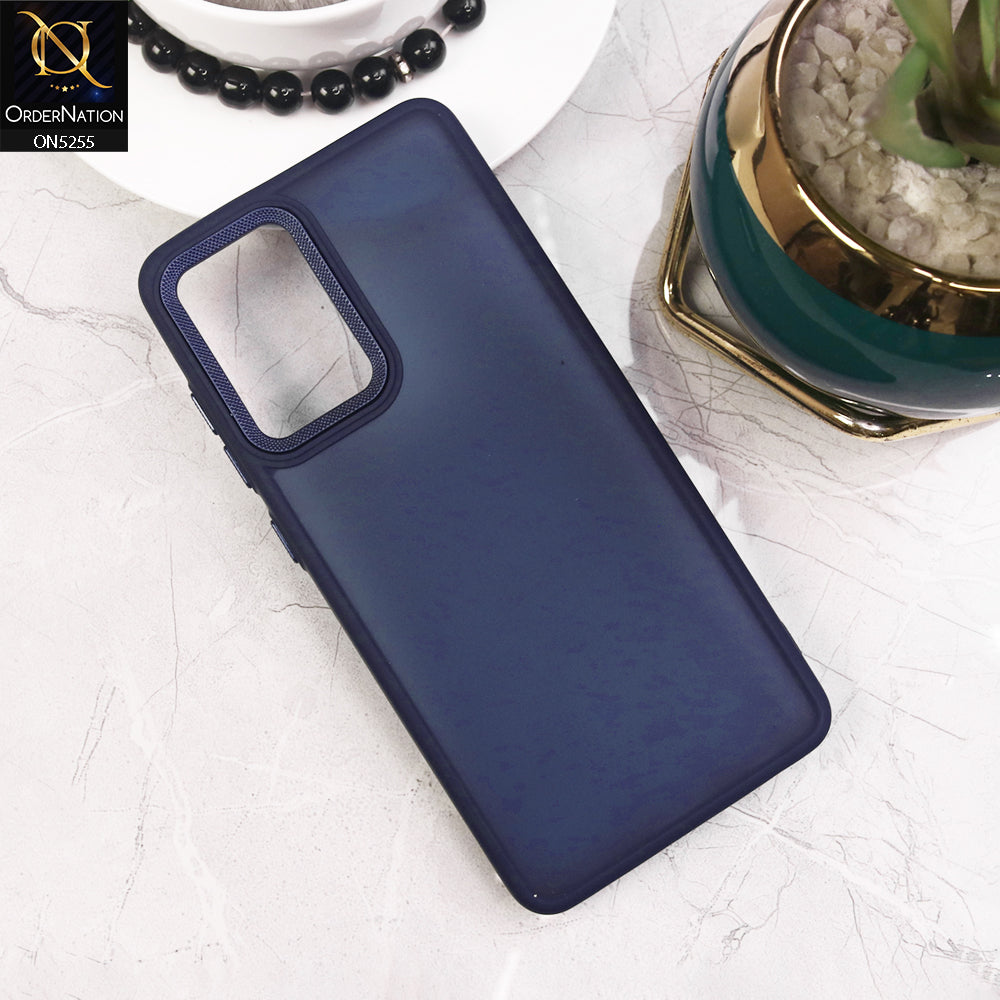 Samsung Galaxy A52s 5G Cover - Blue - New Color Translucent Matte Shockproof Soft Borders Case