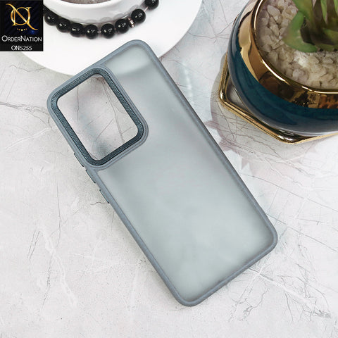Vivo V23 5G Cover - Gray - New Color Translucent Matte Shockproof Soft Borders Case