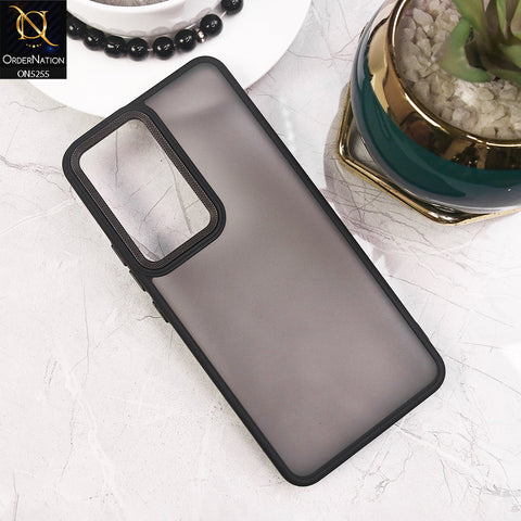 Vivo V30 Lite 4G Cover - Black - New Color Translucent Matte Shockproof Soft Borders Case