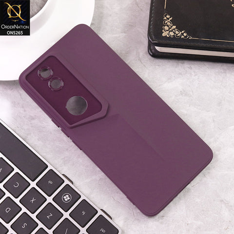 Vivo V50 Cover - Purple - Sports Car Design Soft Case With Camera Protection