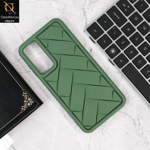 Samsung Galaxy A16 5G Cover - Green - Flex Waves Pattern Silicone Case