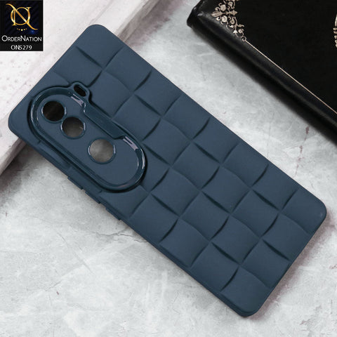 Vivo S19 - Blue-  Parquet Square Silicone Case With Camera Protection
Cover - Blue-  Parquet Square Silicone Case With Camera Protection