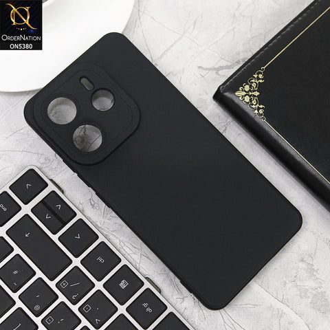 Xiaomi Redmi Note 14 4G Cover - Black - Soft Silicone With Camera Protection Case