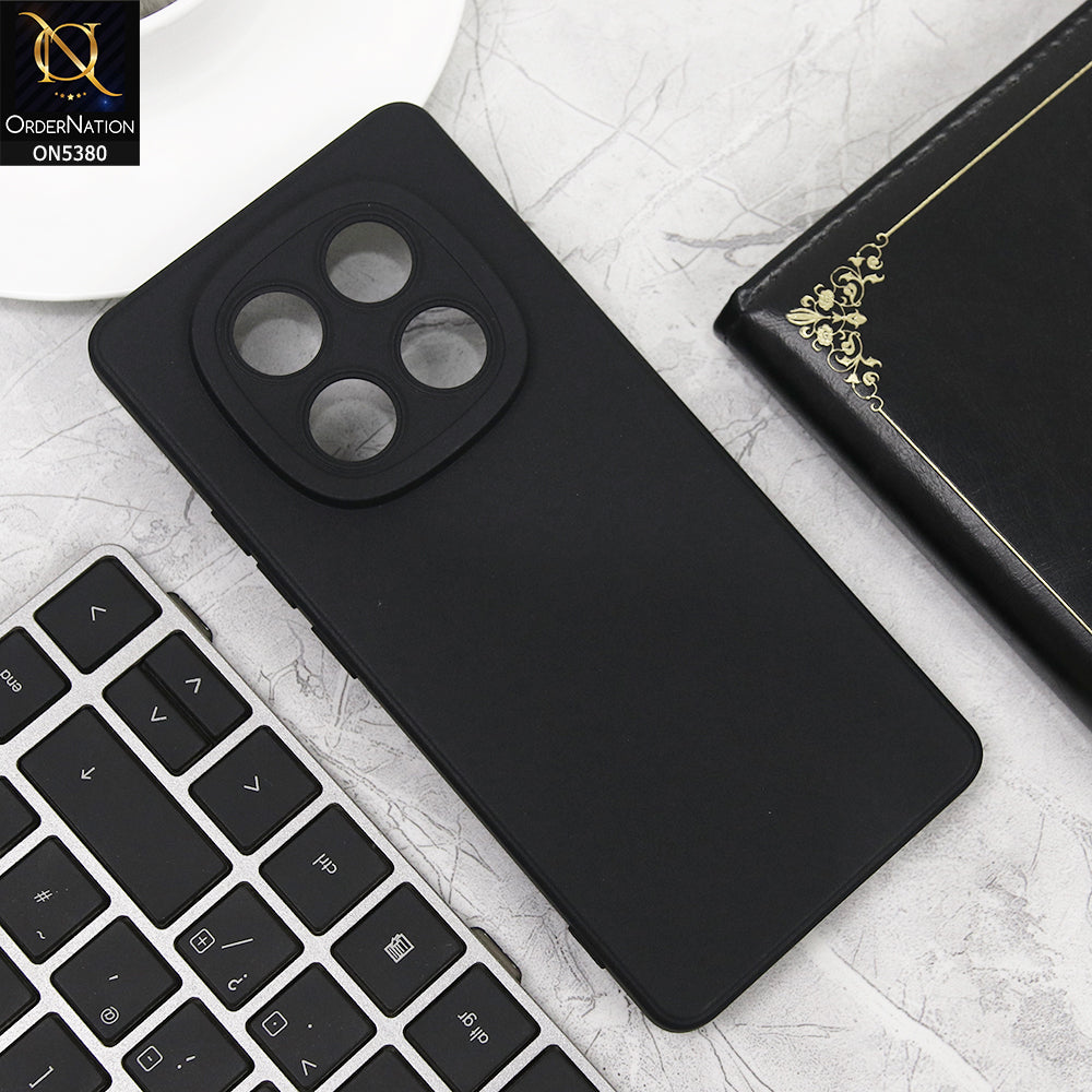 Xiaomi Redmi Note 14 Pro 4G Cover - Black - Soft Silicone With Camera Protection Case