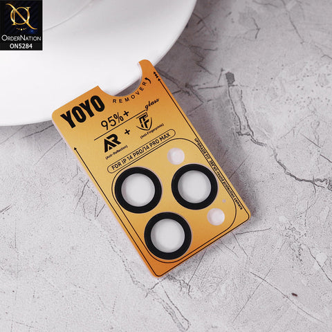 iPhone 14 Pro Max Camera Protector - Black -  YoYo New Eagle Eye Lens Proector 3D Multi Film