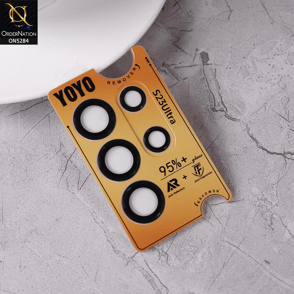 Samsung Galaxy S23 Ultra Camera Protector - Black -  YoYo New Eagle Eye Lens Proector 3D Multi Film