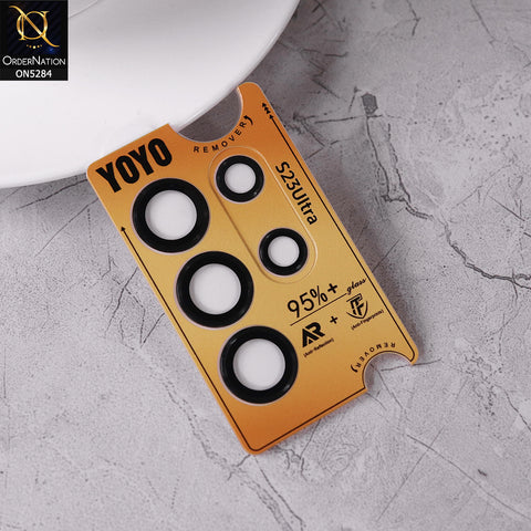 Samsung Galaxy S23 Ultra Camera Protector - Black -  YoYo New Eagle Eye Lens Proector 3D Multi Film