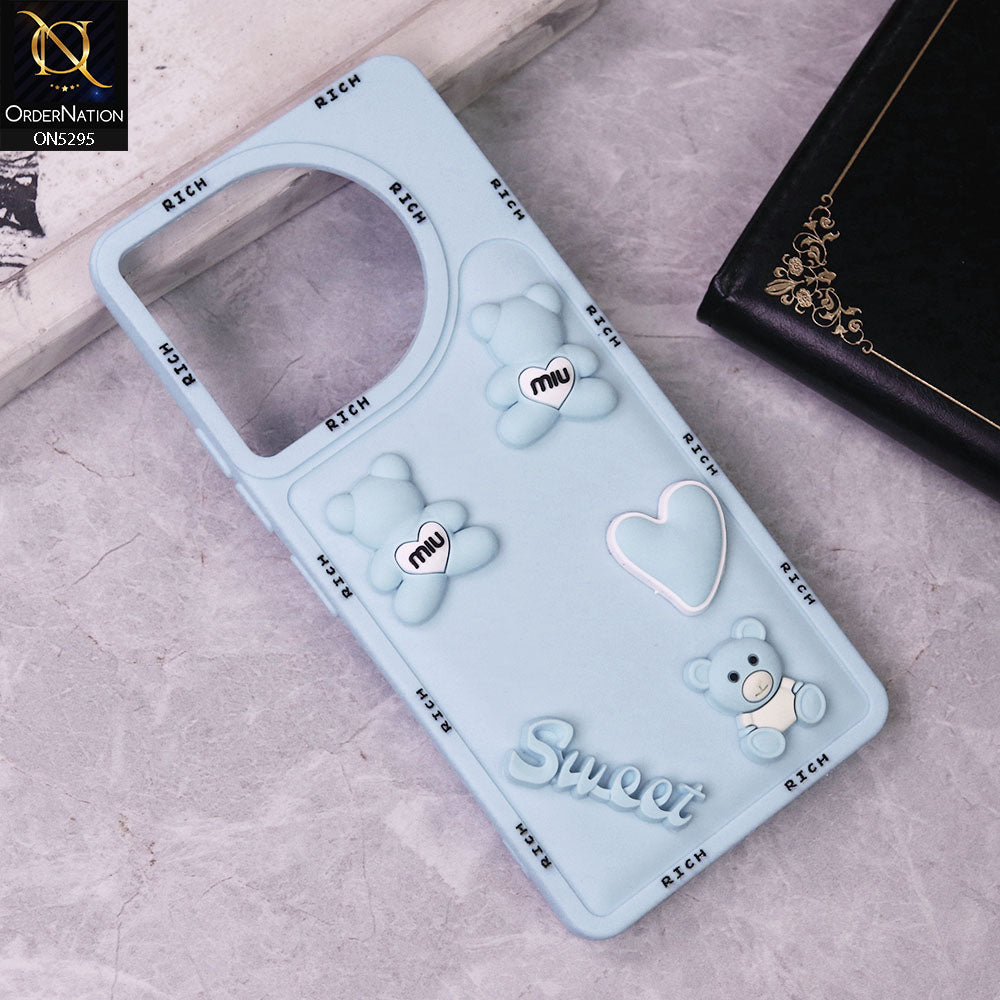 Tecno Camon 30 Cover - Blue - Sweet Rich 3D Cartoon Silicone Case Success
Cover - Blue - Sweet Rich 3D Cartoon Silicone Case Success