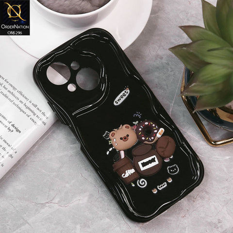 Tecno Pop 9 Cover - Design 3 - Cute 3D Cartoon Soft Silicon Helix Soft Borders Camera Protection Case