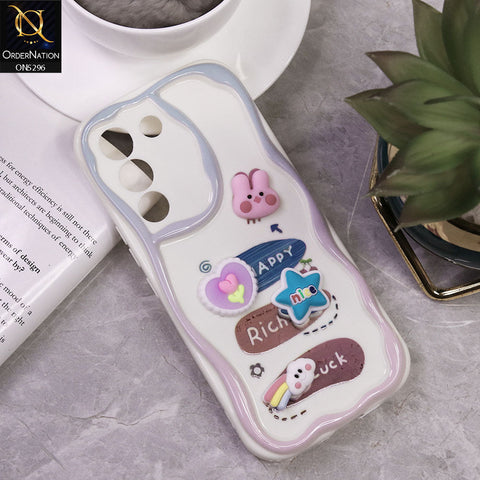 Vivo Y200 5G Cover - Design 2 - Cute 3D Cartoon Soft Silicon Helix Soft Borders Camera Protection Case