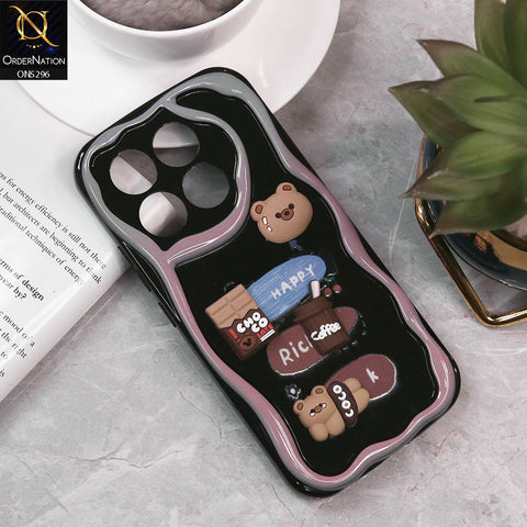 Xiaomi 14T Cover - Design 4 - Cute 3D Cartoon Soft Silicon Helix Soft Borders Camera Protection Case