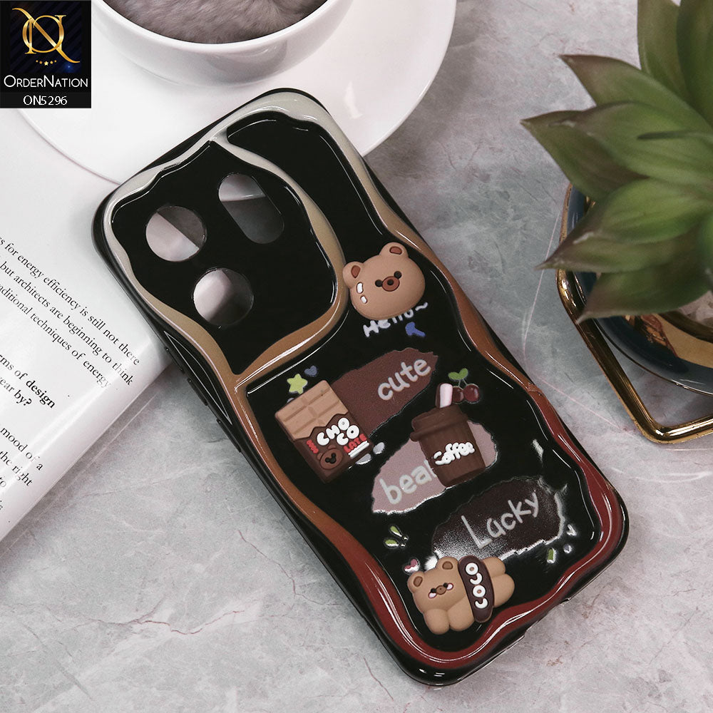 Infinix Zero 30 4G Cover - Design 1 - Cute 3D Cartoon Soft Silicon Helix Soft Borders Camera Protection Case