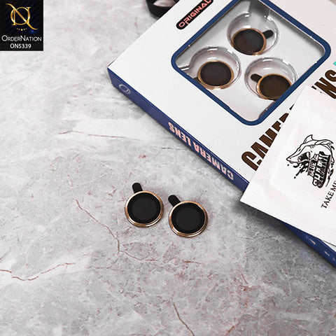 Iphone 11 Camera Protector - Golden - Blue Shark 3D AntI Scratch ProtectIve camera Protector