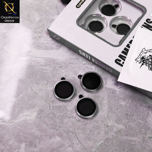 Iphone 13 pro Camera Protector - Silver - Blue Shark 3D AntI Scratch ProtectIve camera Protector