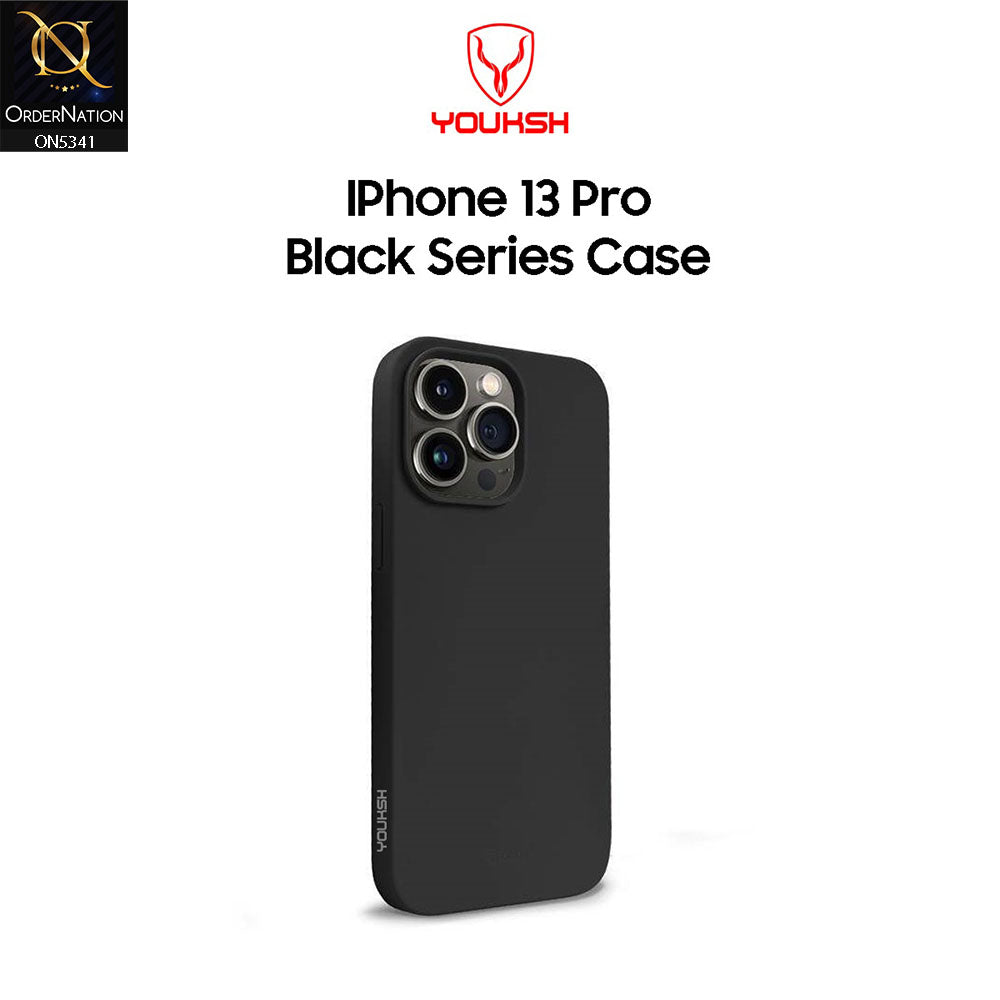 IPhone 13 Pro Cover Black Youksh Soft Silicon Case OrderNation iphone-13-pro-cover-black-youksh-soft-silicon-case-ordernation