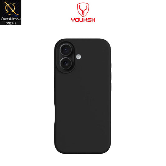iPhone 17 Cover - Black - Youksh Soft Silicon Case