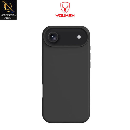 iPhone 17 Air Cover - Black - Youksh Soft Silicon Case