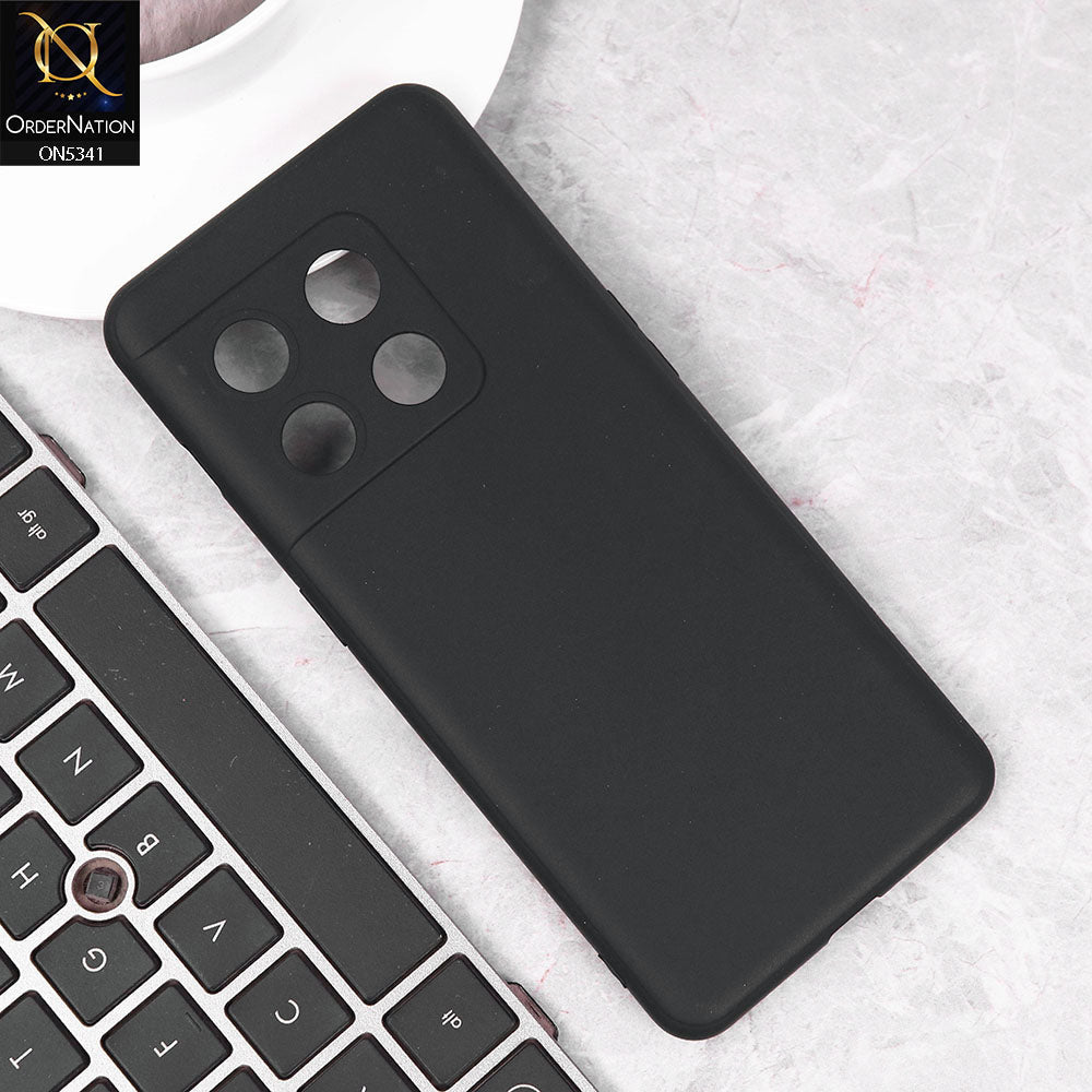 OnePlus 10 Pro Cover - Black - Youksh Soft Silicon Case