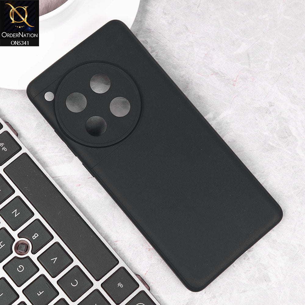 OnePlus 12 Cover - Black - Youksh Soft Silicon Case