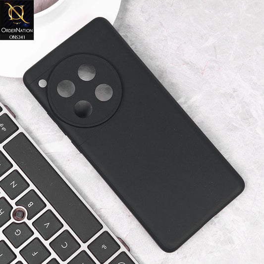 OnePlus 12 Cover - Black - Youksh Soft Silicon Case