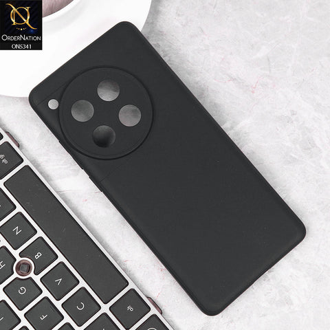 OnePlus 12 Cover - Black - Youksh Soft Silicon Case