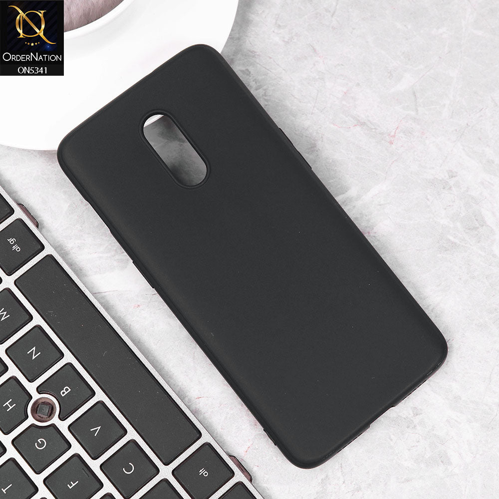 OnePlus 6 Cover - Black - Youksh Soft Silicon Case