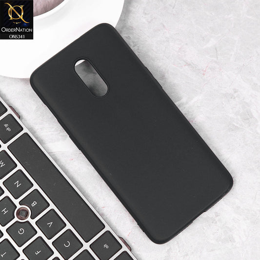 OnePlus 6 Cover - Black - Youksh Soft Silicon Case