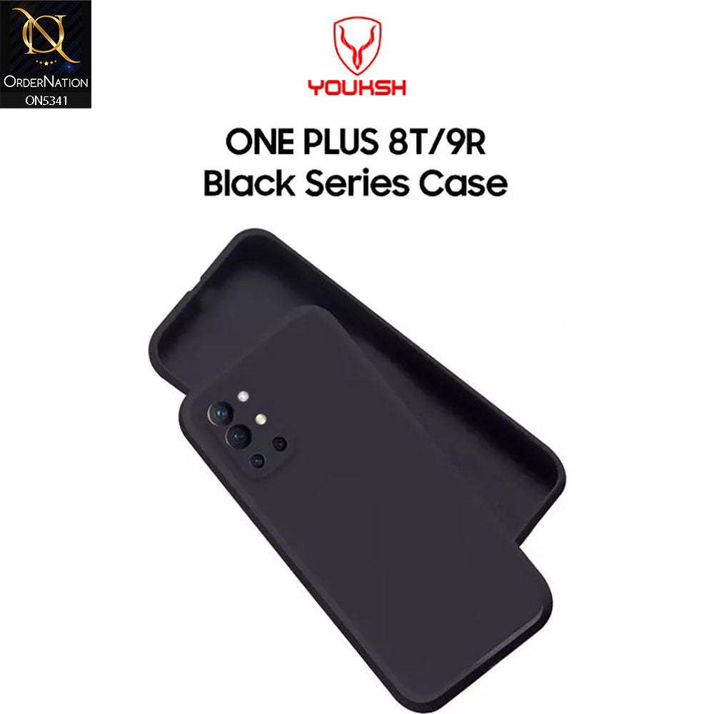 OnePlus 8T Cover - Black - Youksh Soft Silicon Case