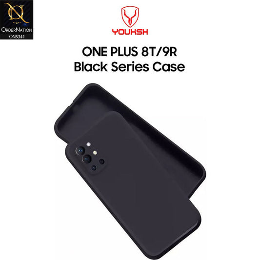OnePlus 8T Cover - Black - Youksh Soft Silicon Case