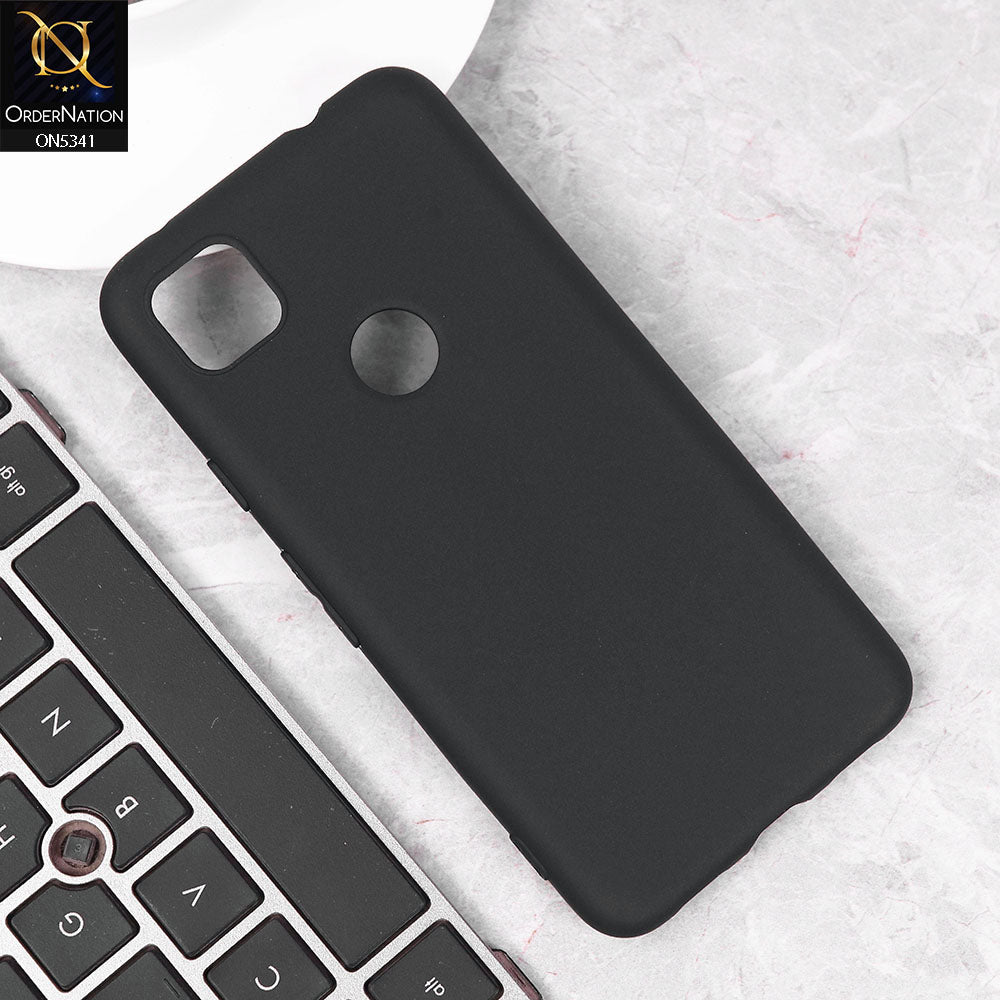 Google Pixel 4a 4G Cover - Black - Youksh Soft Silicon Case