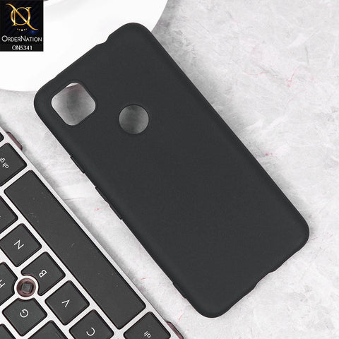 Google Pixel 4a 4G Cover - Black - Youksh Soft Silicon Case