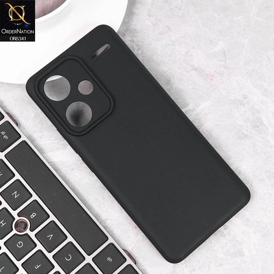 Xiaomi Redmi Note 13 Pro Plus 5G Cover - Black - Youksh Soft Silicon Case