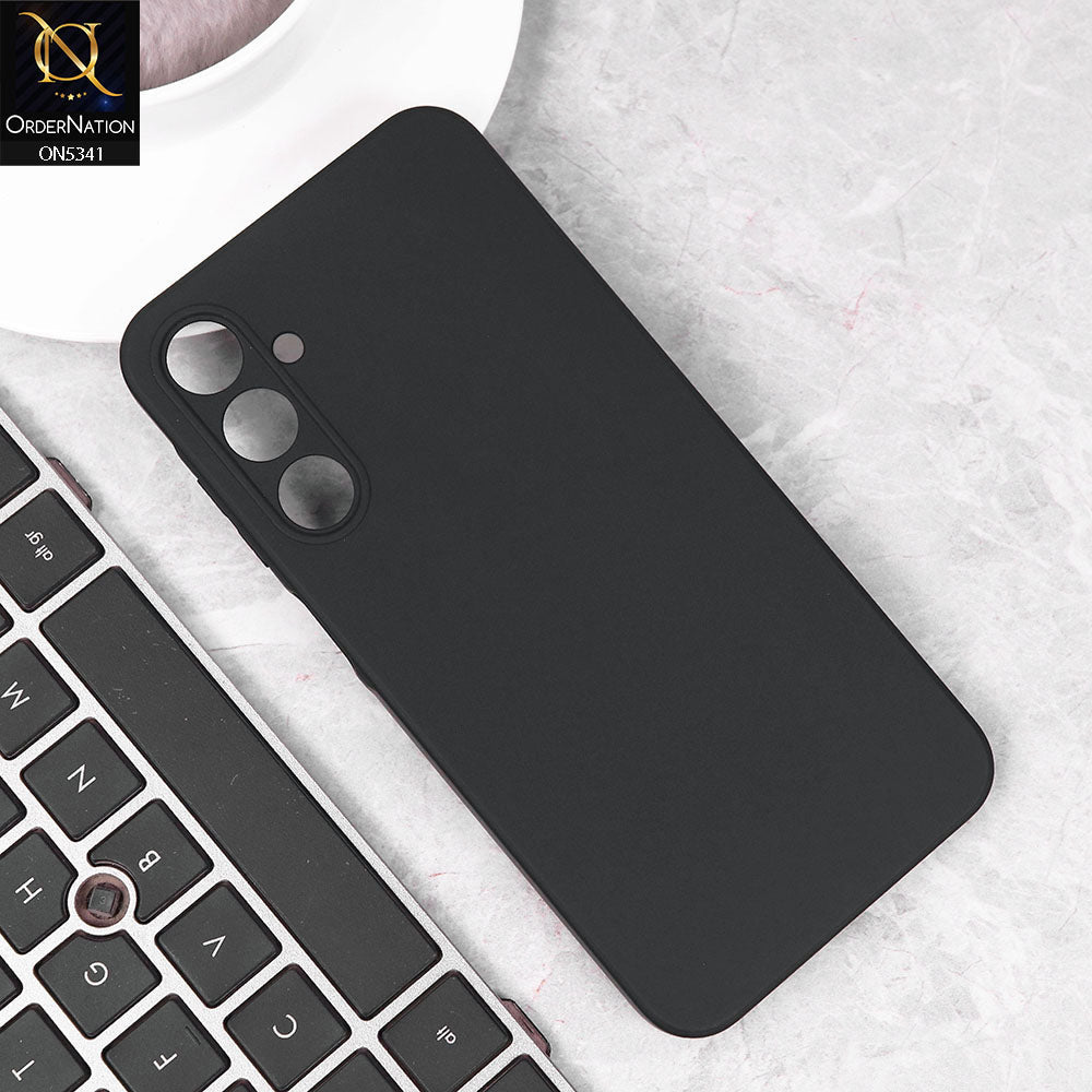 Samsung Galaxy S24 Plus Cover - Black - Youksh Soft Silicon Case